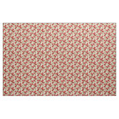 rode bloemen afdrukken stof (Yard (91,4 cm))