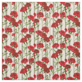 rode bloemen afdrukken stof (Swatch)