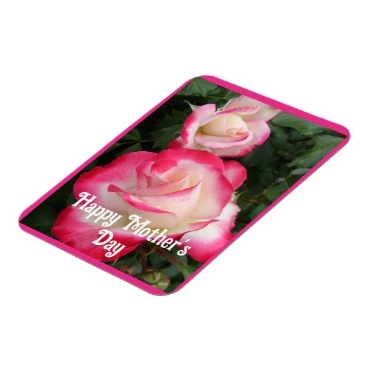 Rode Bloemen Bloemen Bloemen Roos Rozen Moederdag  Magneet (Linkerzijde)