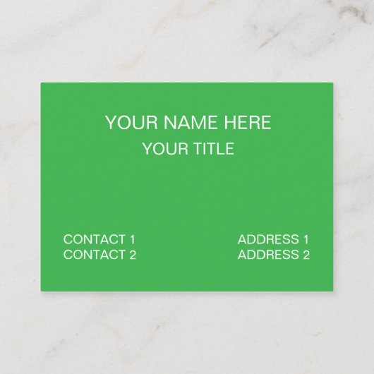 Rode bloemen Bloemen Visitekaartje (Achterkant)