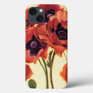 Rode bloemen iPhone 13 hoesje