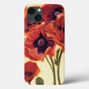 Rode bloemen Case-Mate iPhone case