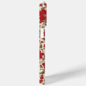rode bloemen Case-Mate iPhone case (Achterkant / Rechts)