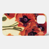Rode bloemen Case-Mate iPhone case (Achterkant (horizontaal))