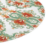 Rode Bloemen Chinese Stijl Sierlijk Snijplank (Hoek)