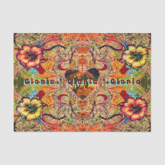 Rode bloemen, donkere Victoriaans fantasie van het Tissuepapier (Voorkant)