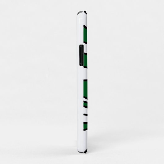 Rode bloemen Doodle Art Case-Mate iPhone Case (Achterkant/rechts)