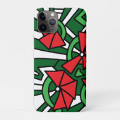 Rode bloemen Doodle Art Case-Mate iPhone Case (Achterkant)