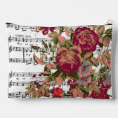 Rode bloemen en muziek etui (Achterkant)