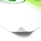 Rode bloemen foto afdruk (Hoek)