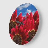 rode bloemen grote klok (Hoek)