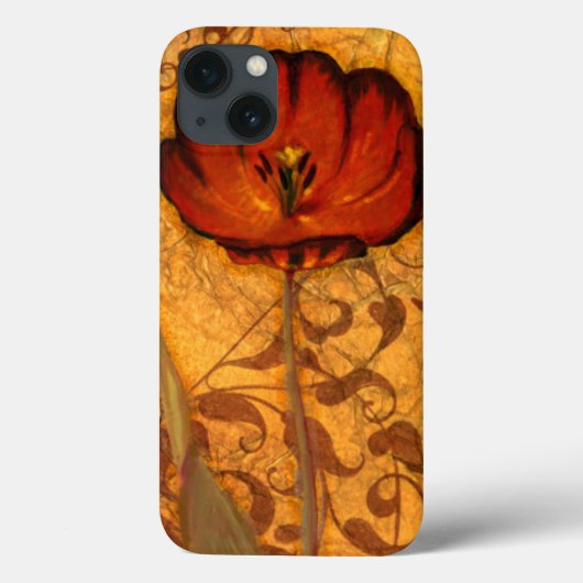 Rode Bloemen I Case-Mate iPhone Case (Achterkant)