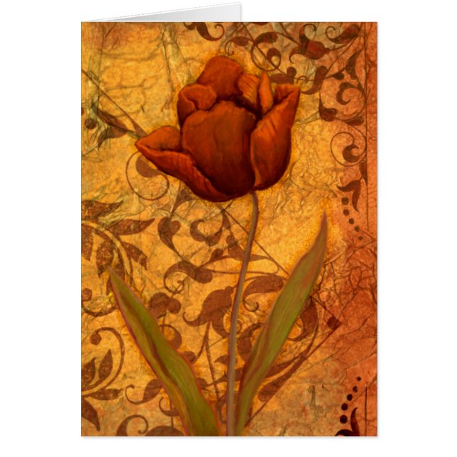 Rode bloemen II (Voorkant)