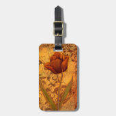 Rode bloemen II Bagagelabel (Voorkant verticaal)