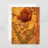 Rode Bloemen II Briefkaart (Voorkant / Achterkant)