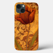 Rode bloemen II Case-Mate iPhone Case (Achterkant)