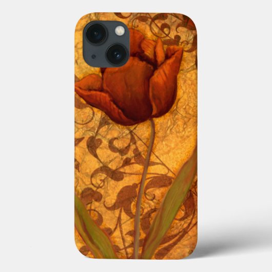 Rode bloemen II Case-Mate iPhone Case (Achterkant)