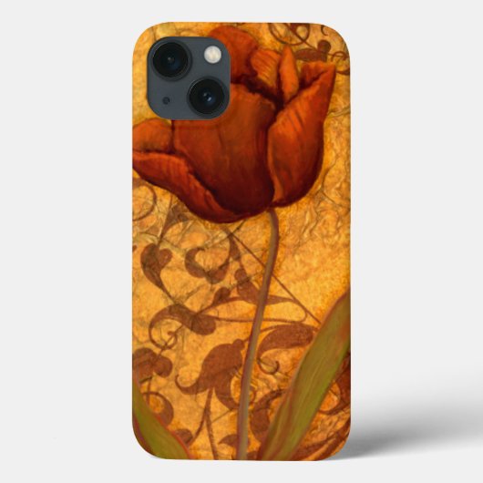 Rode bloemen II Case-Mate iPhone Case (Achterkant)