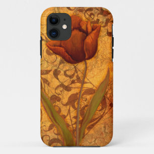 Rode bloemen II iPhone 11 Hoesje