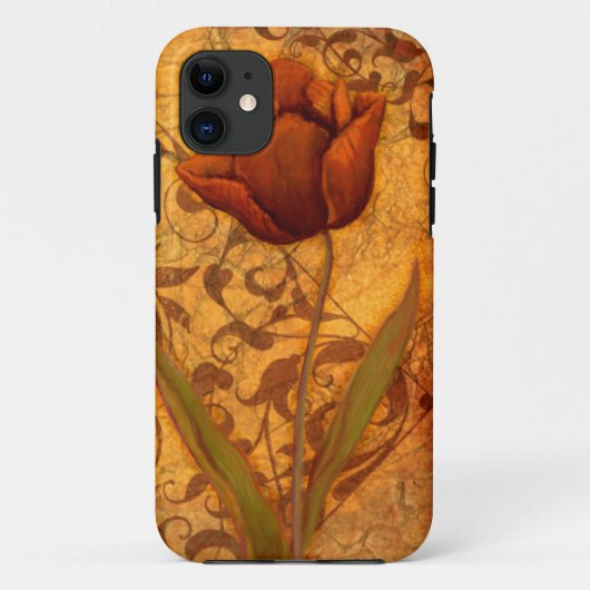 Rode bloemen II Case-Mate iPhone Case (Achterkant)