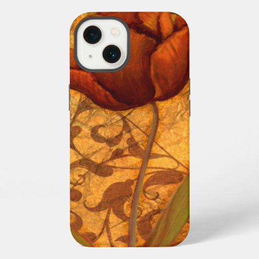 Rode Bloemen II iPhone Hoesje (Achterkant)