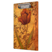 Rode bloemen II Klembord (Links)