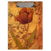 Rode bloemen II Klembord (Voorkant)