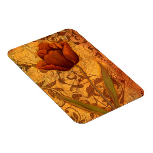 Rode bloemen II Magneet (Rechterzijde)