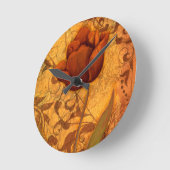 Rode bloemen II Ronde Klok (Hoek)