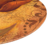 Rode bloemen II Snijplank (Hoek)