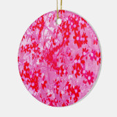  rode bloemen keramisch ornament (Links)