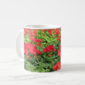 Rode Bloemen Koffiemok (Voorkant links)