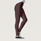 Rode bloemen leggings (Rechts)