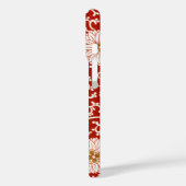 Rode Bloemen Levendig Klassiek Patroon Case-Mate iPhone Case (Achterkant / Links)