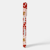 Rode Bloemen Levendig Klassiek Patroon Case-Mate iPhone Case (Achterkant / Rechts)