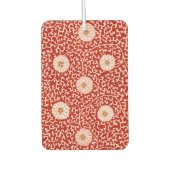 Rode Bloemen Levendig  Klassiek Patroon Luchtverfrisser (Voorkant)