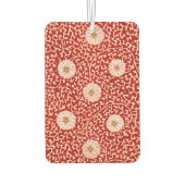 Rode Bloemen Levendig Klassiek Patroon Luchtverfrisser (Achterkant)