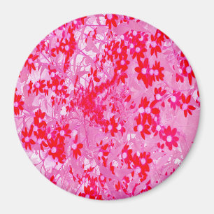  rode bloemen magneet