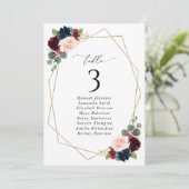 Rode Bloemen, Marinebloemen, Stoelenkaart Kaarten (Staand voorkant)