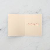 Rode Bloemen Metselaars Potten Bedankkaart (Binnen)