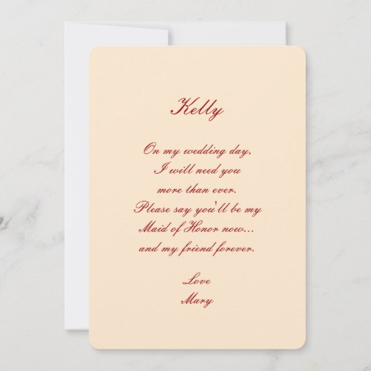 Rode Bloemen Metselwerk Potten Getuige Trouwkaart Kaart (Achterkant)