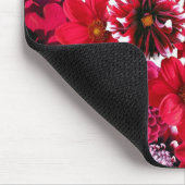 Rode Bloemen Mix Muismat (Hoek)