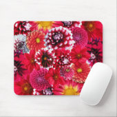 Rode Bloemen Mix Muismat (Met muis)