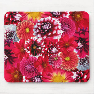 Rode Bloemen Mix Muismat