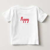 Rode Bloemen Poppy Floral Doodle Fantasy (Achterkant)