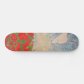 Rode Bloemen Skateboard (Horizontaal)