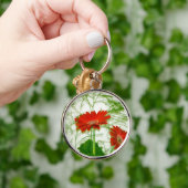 Rode Bloemen Sleutelhanger (Hand)