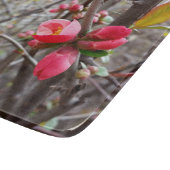 rode bloemen snijplank (Hoek)