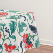 Rode bloemen tafelkleed (Voorbeeld)