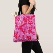 rode bloemen tote bag (Dichtbij)